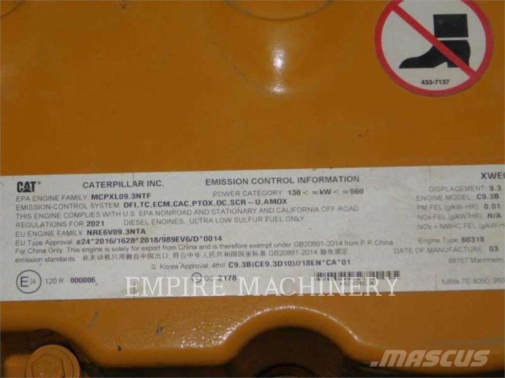 CAT 336-07 P Bagri goseničarji