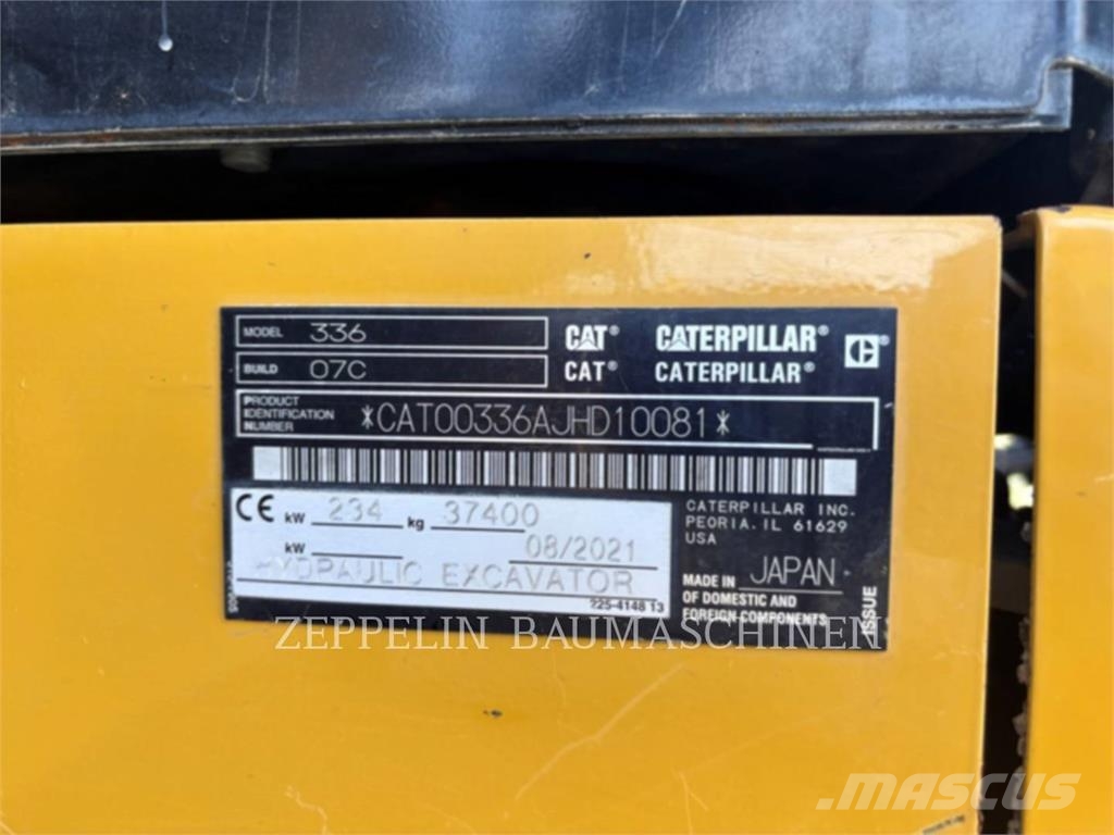 CAT 336-07C Bagri goseničarji