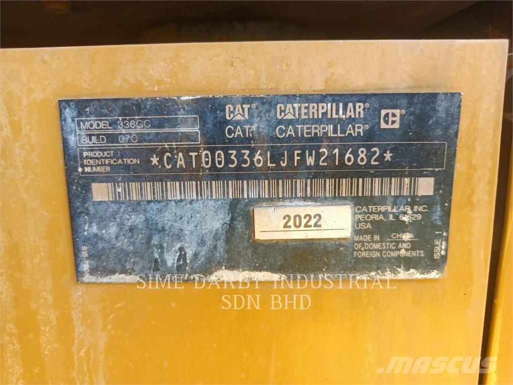 CAT 336-07GC Gravemaskiner på larvebånd