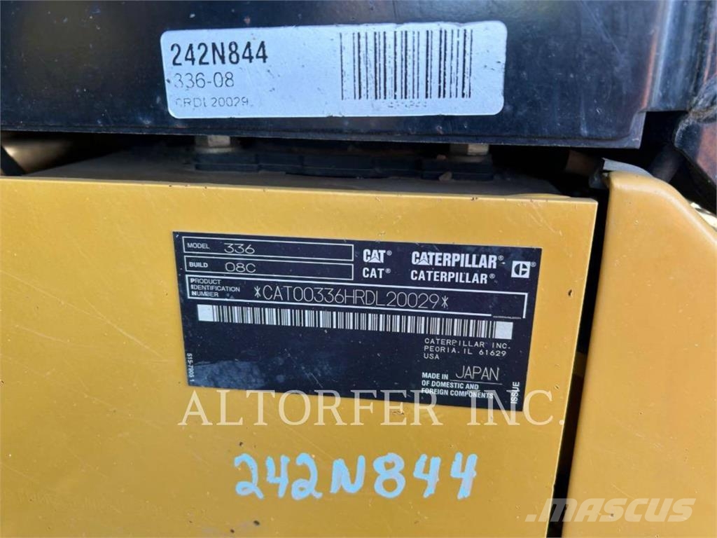 CAT 336-08 Bagri goseničarji