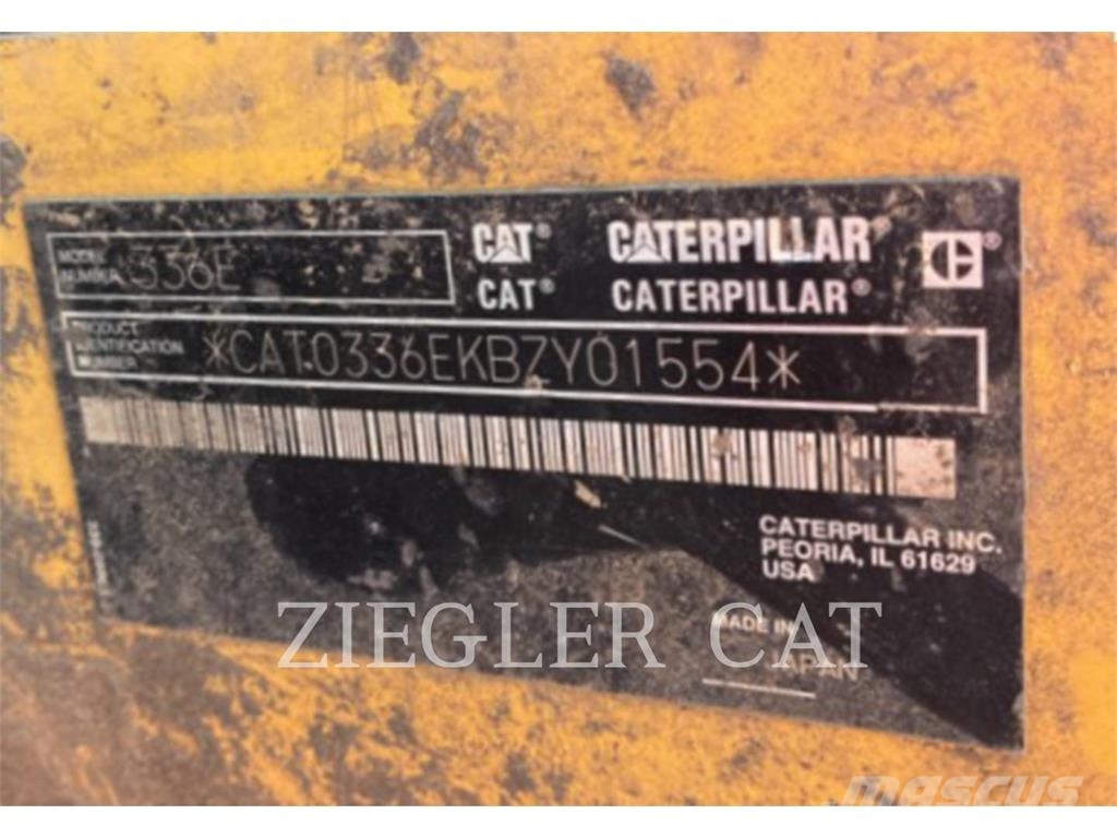 CAT 336E Bagri goseničarji