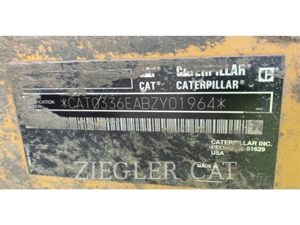 CAT 336E Bagri goseničarji