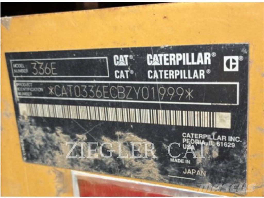 CAT 336E Bagri goseničarji