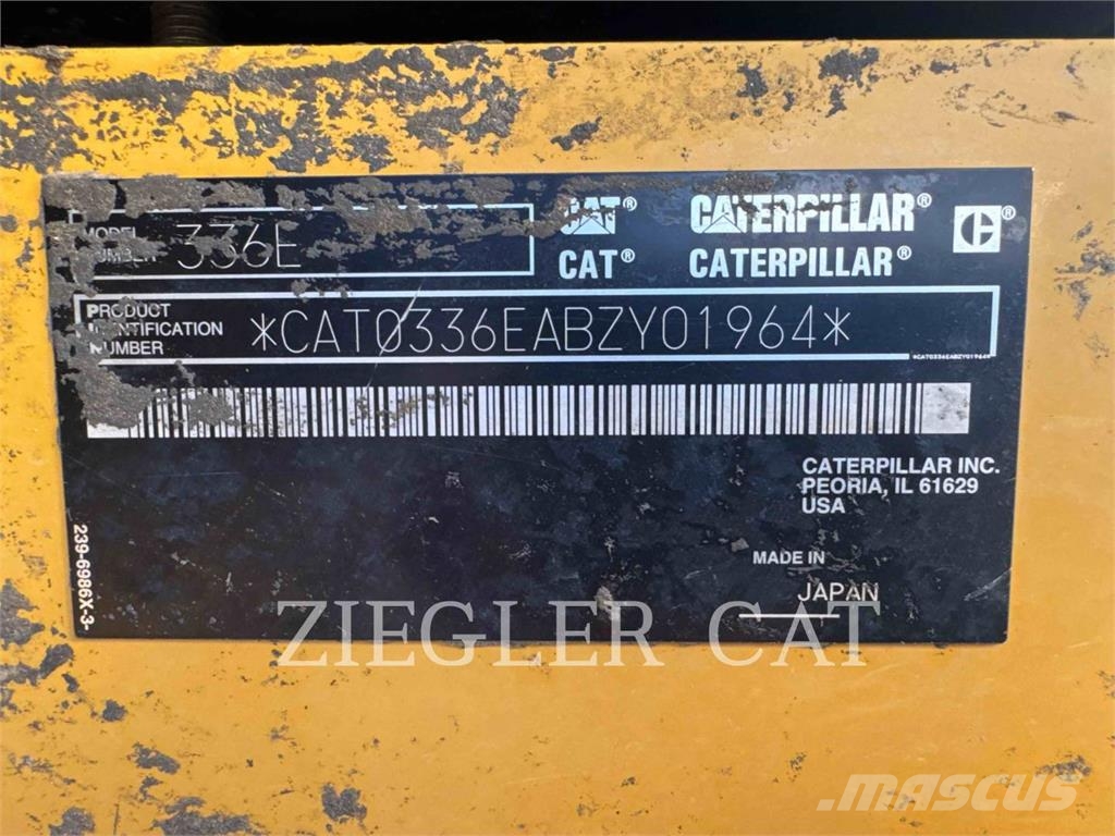 CAT 336EL Koparki gąsienicowe