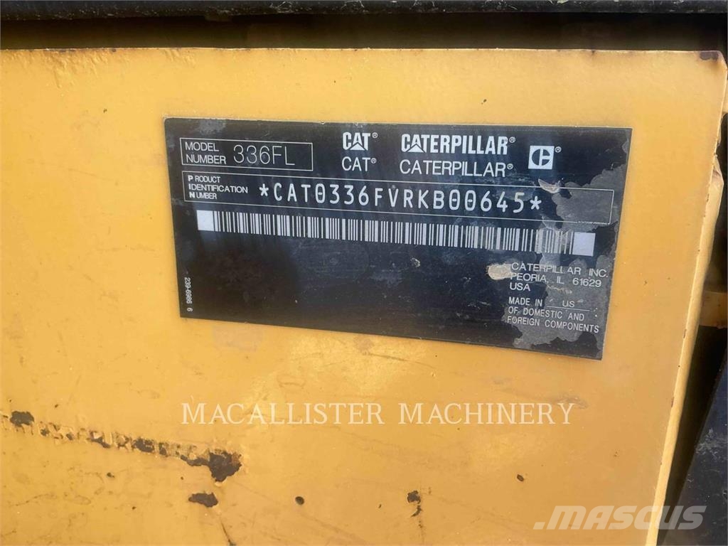 CAT 336FL Crawler excavators