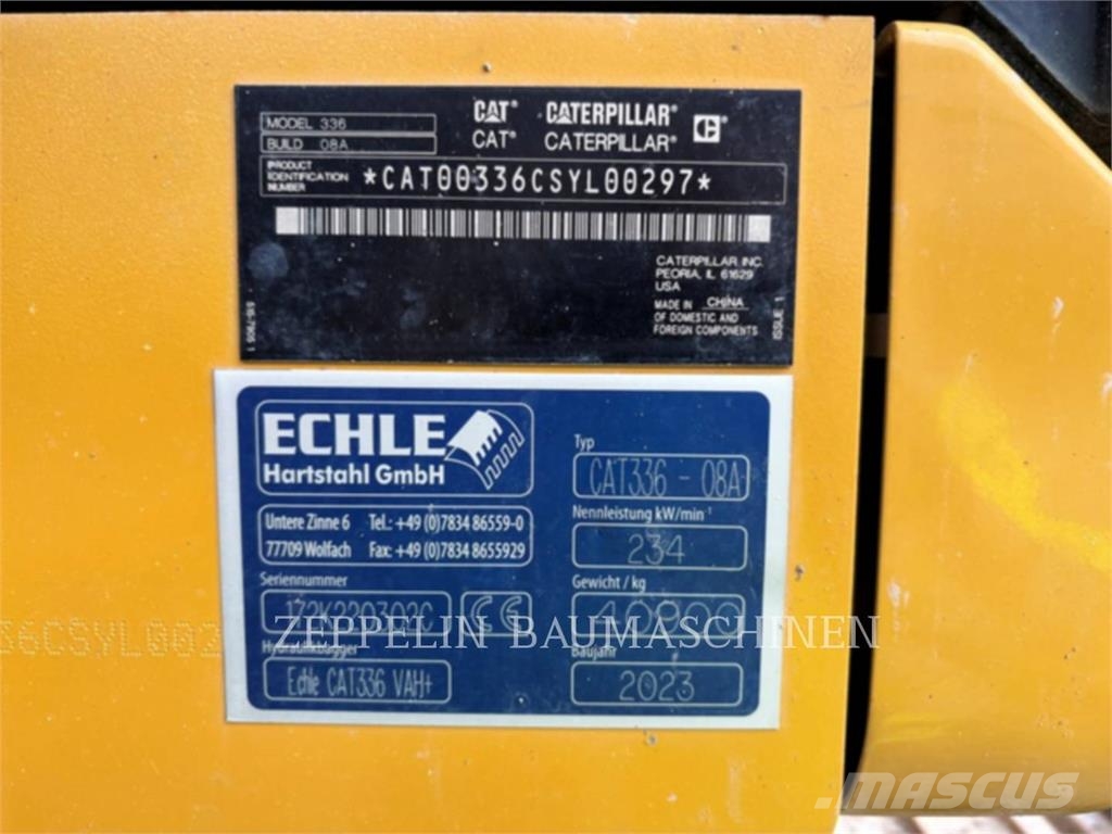 CAT 336OEM Pelle sur chenilles