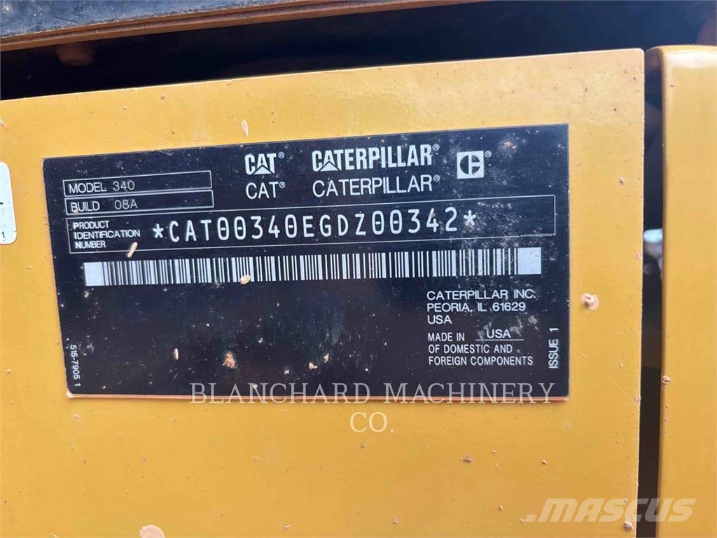 CAT 340 履帶式 挖土機/掘鑿機/挖掘機