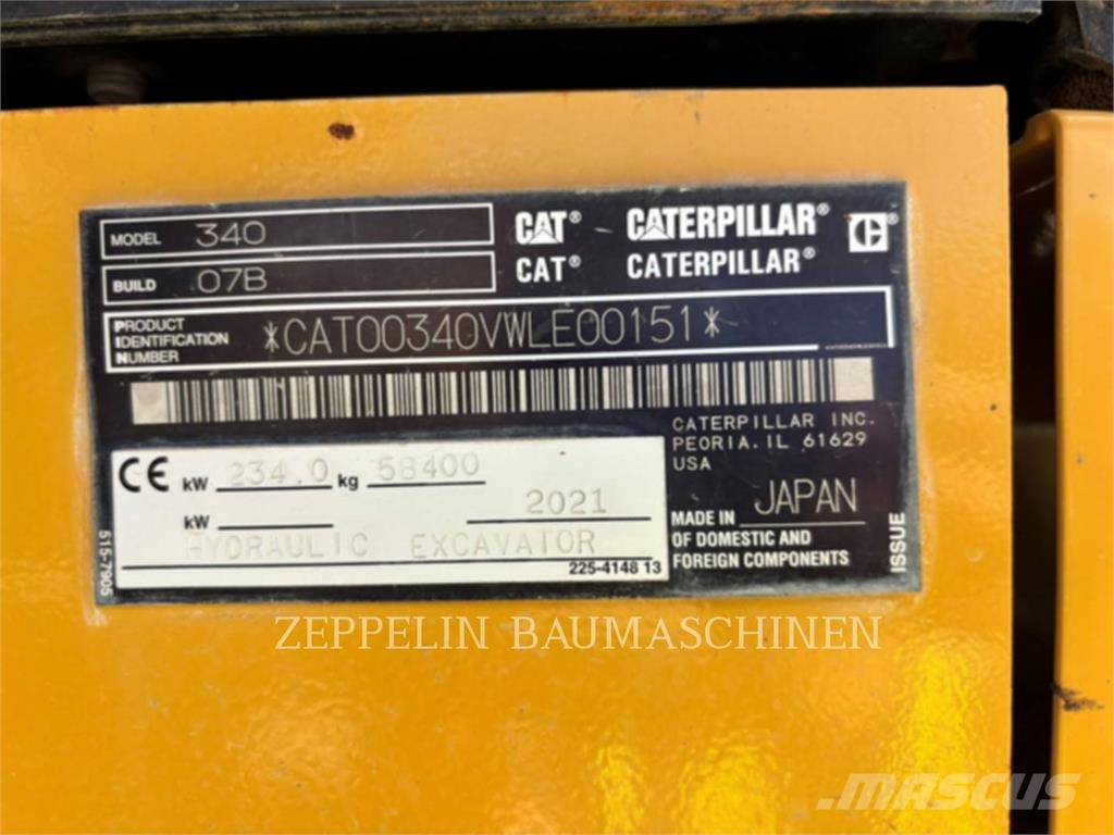 CAT 340-07BUHD Excavadoras de cadenas