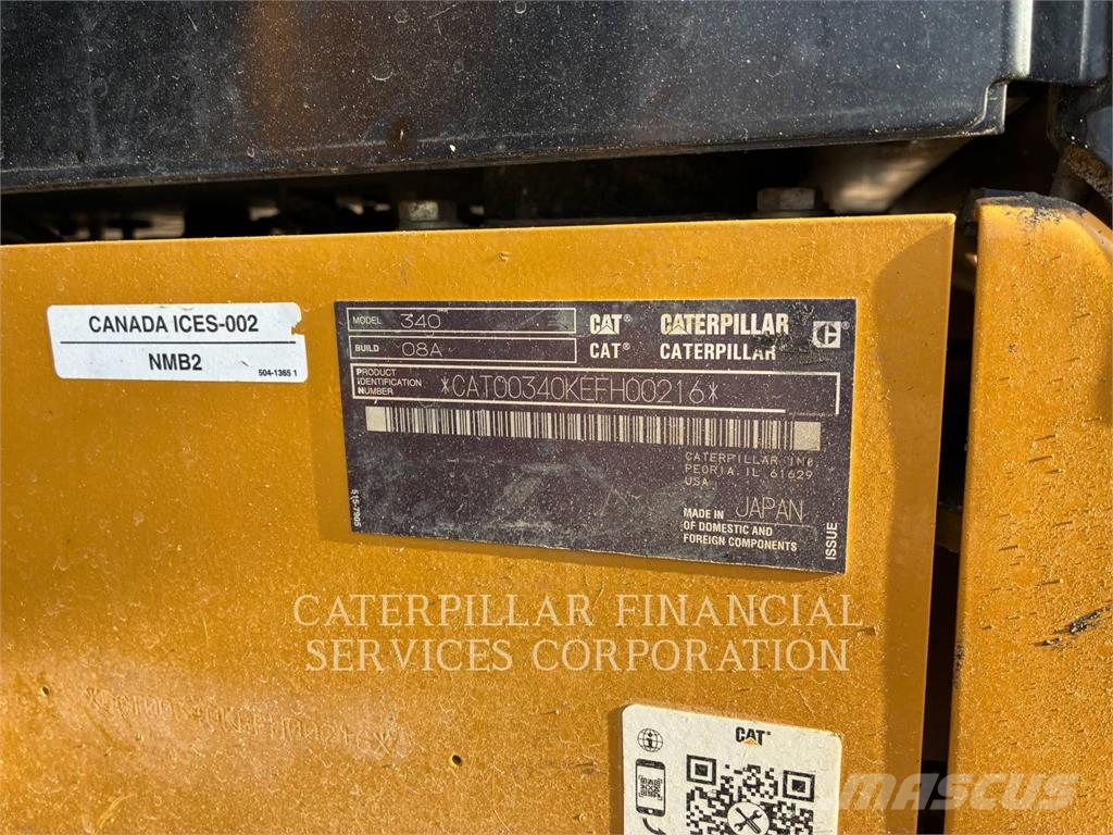 CAT 340-08 Гусеничні екскаватори