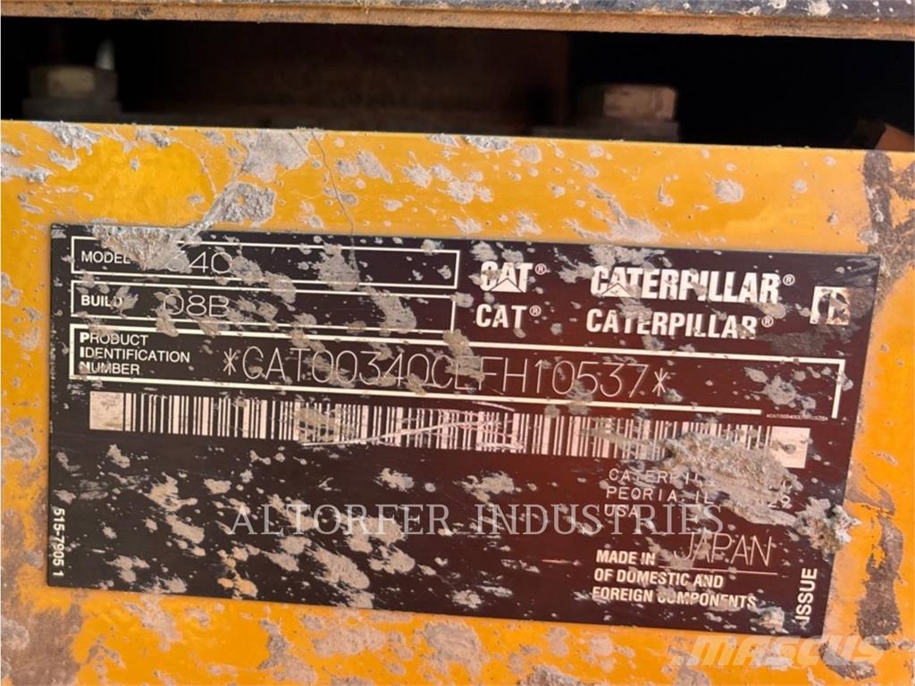 CAT 340-08 Gravemaskiner på larvebånd