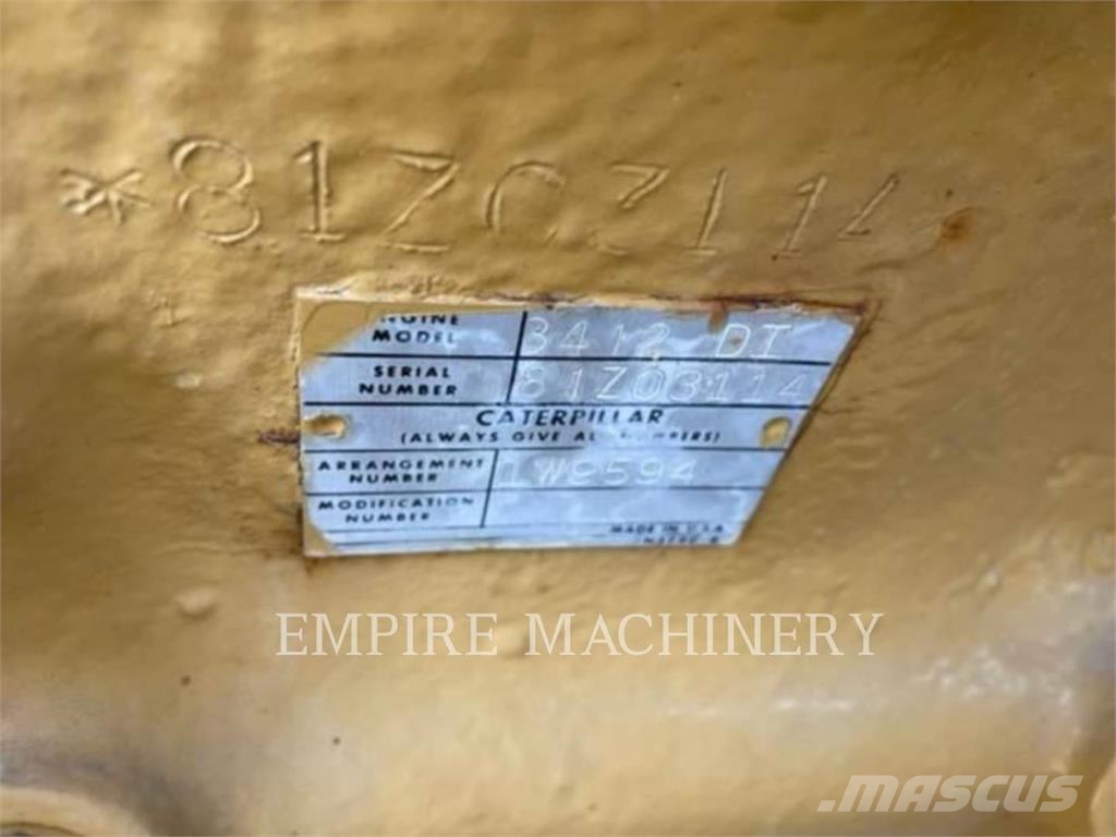 CAT 3412 Dizelski agregati