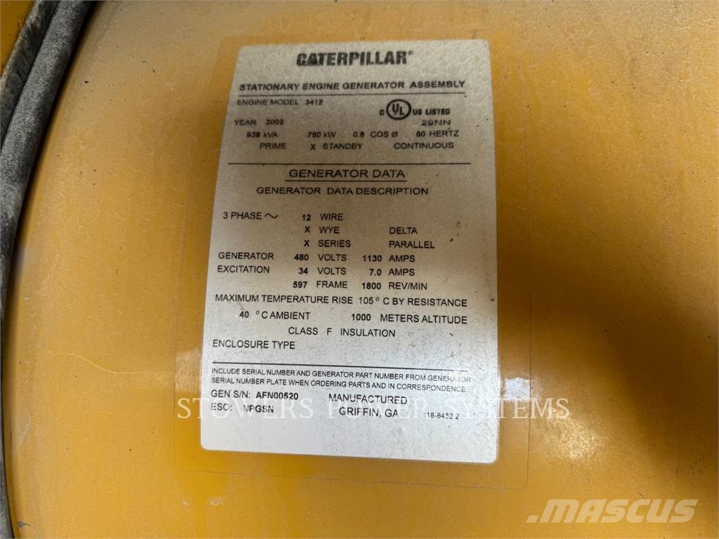CAT 3412C Agregaty prądotwórcze Diesla