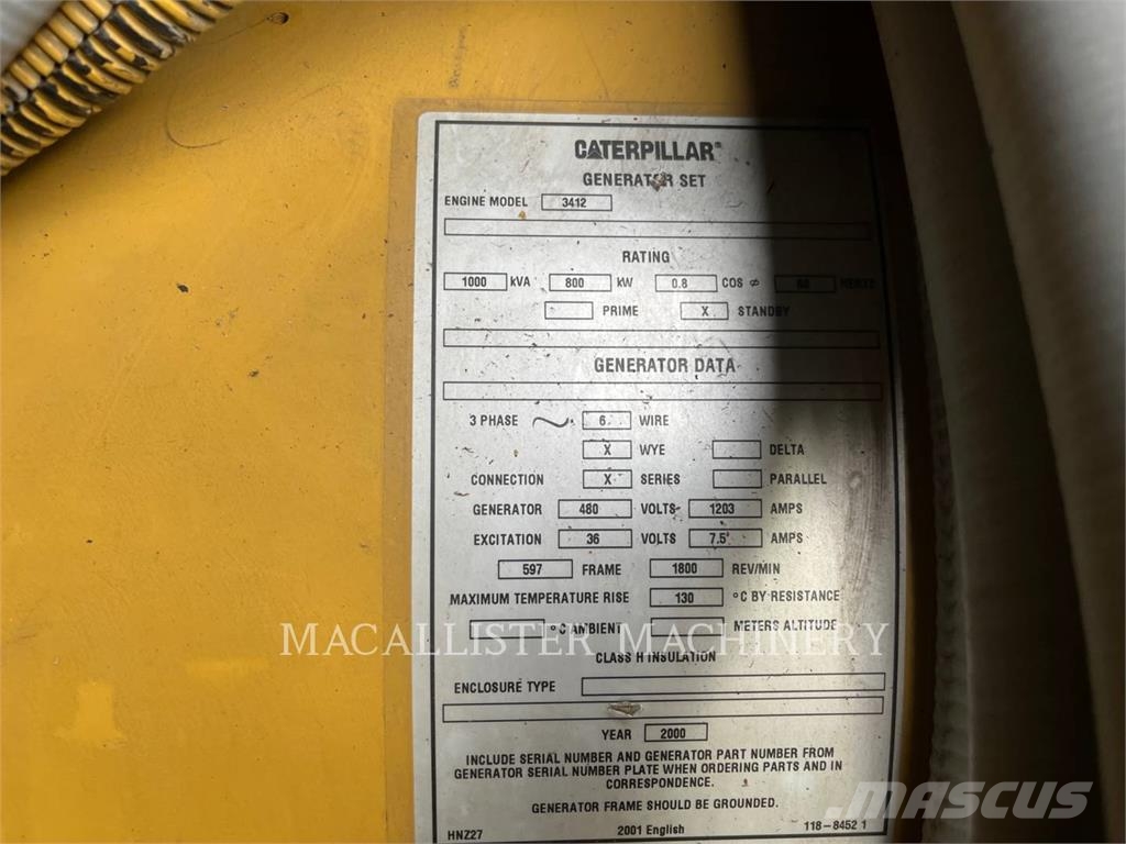 CAT 3412C Generadores diésel