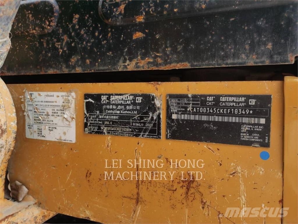 CAT 345-07GC Kāpurķēžu ekskavatori
