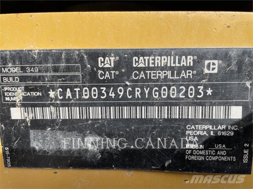 CAT 349-07 Raupenbagger