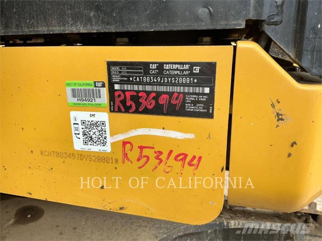 CAT 349 2D Vikšriniai ekskavatoriai