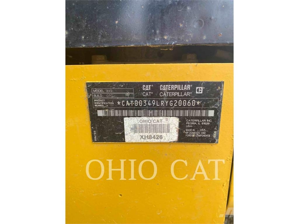 CAT 34907 Kāpurķēžu ekskavatori