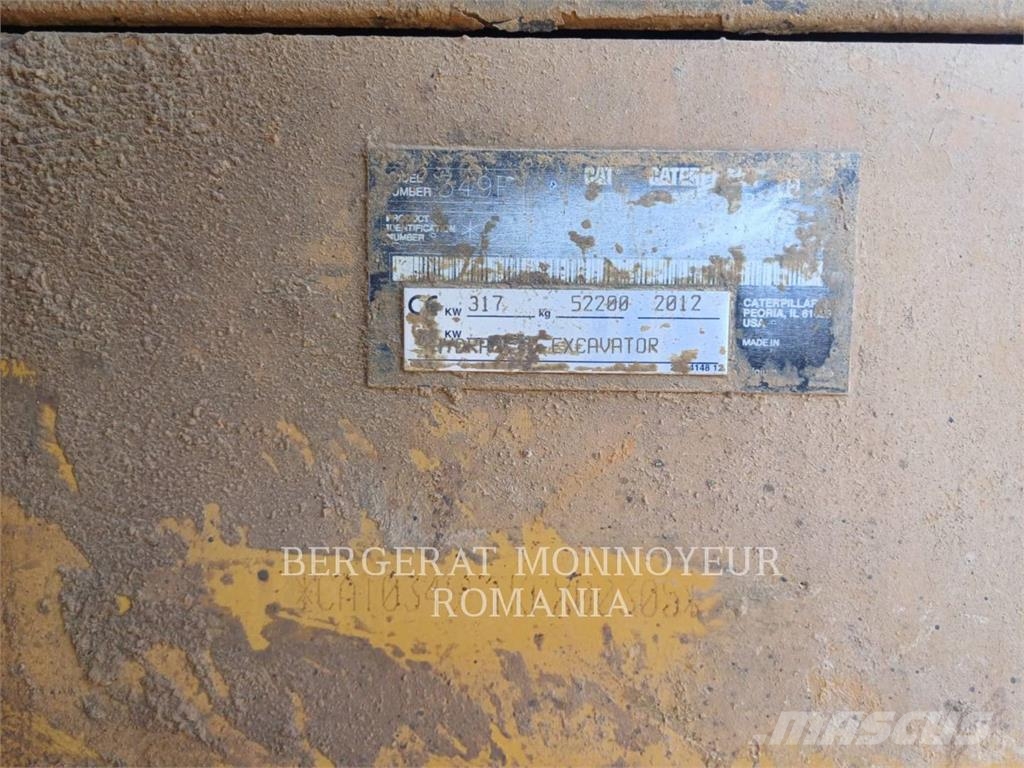 CAT 349ELVG Bageri gusjeničari