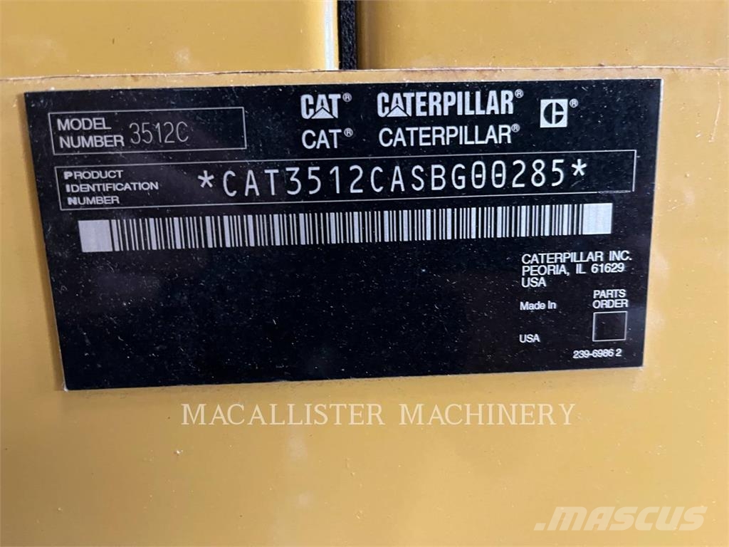 CAT 3512C Generadores diesel