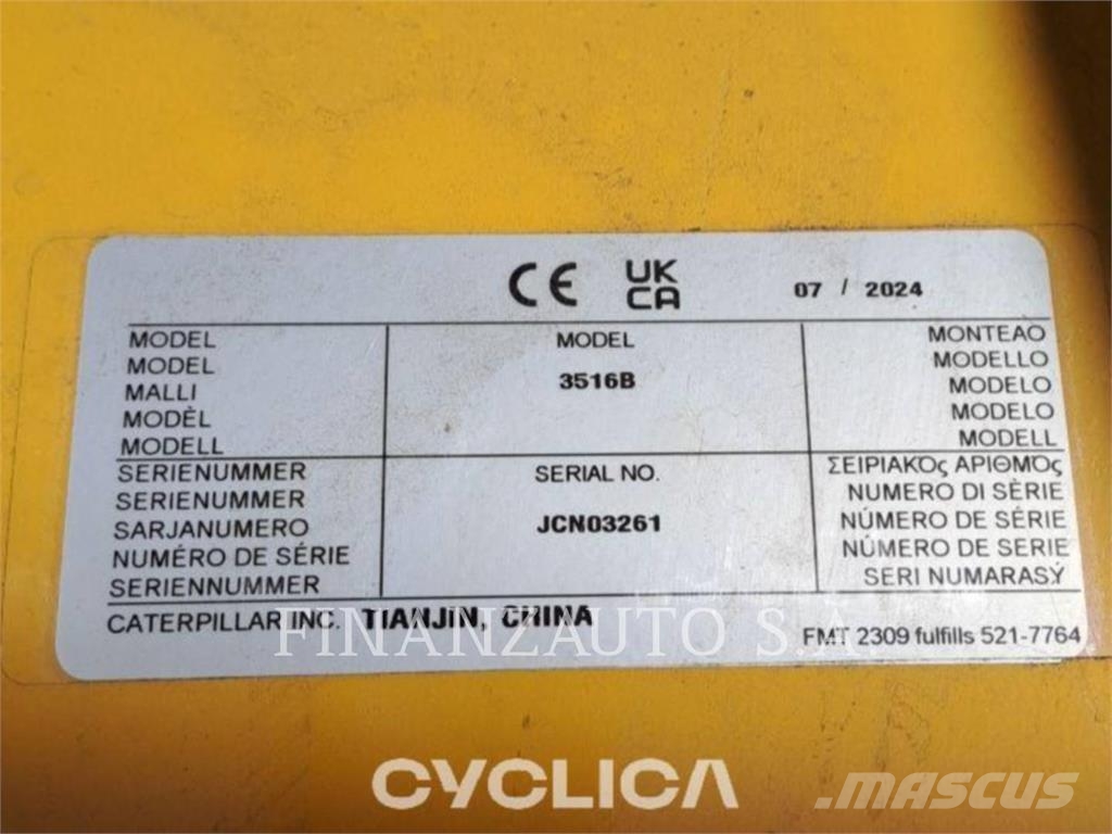 CAT 3516 Overige generatoren