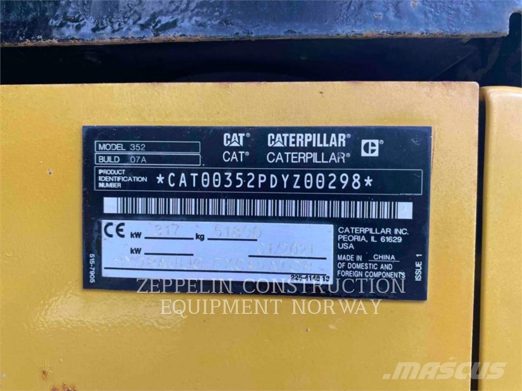 CAT 352-07 Beltegraver