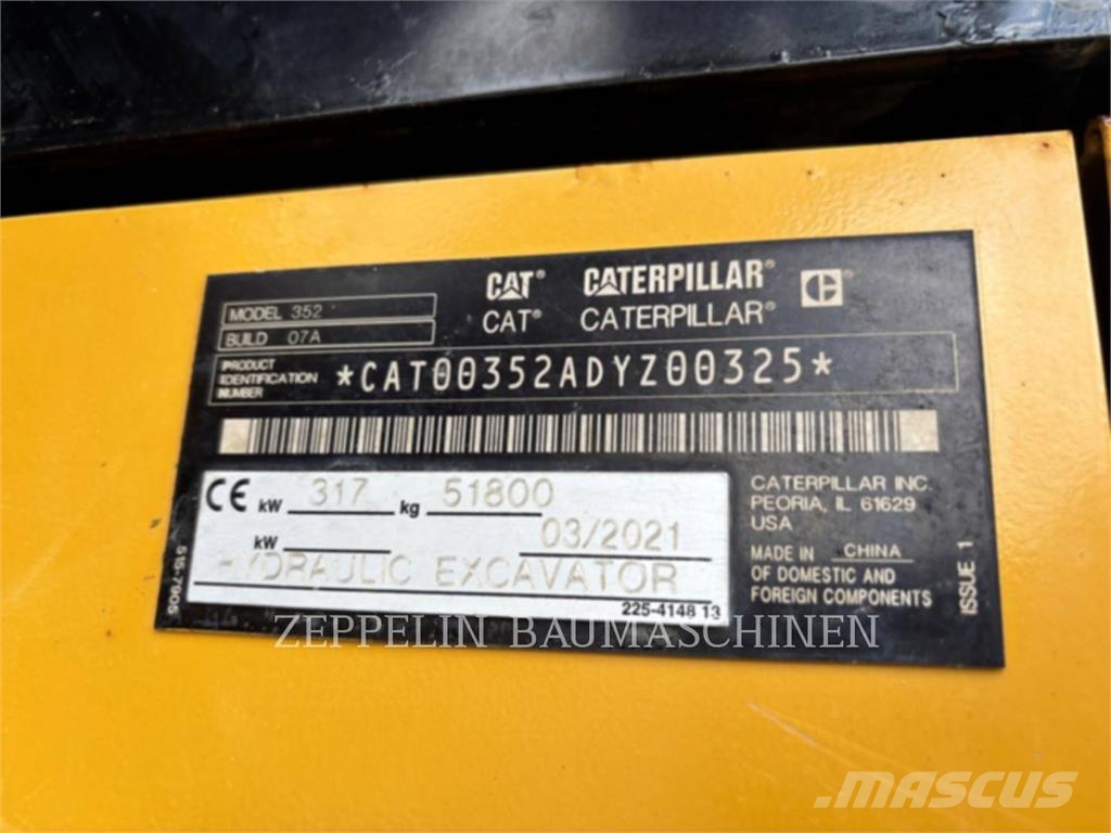 CAT 352-07A Bagri goseničarji