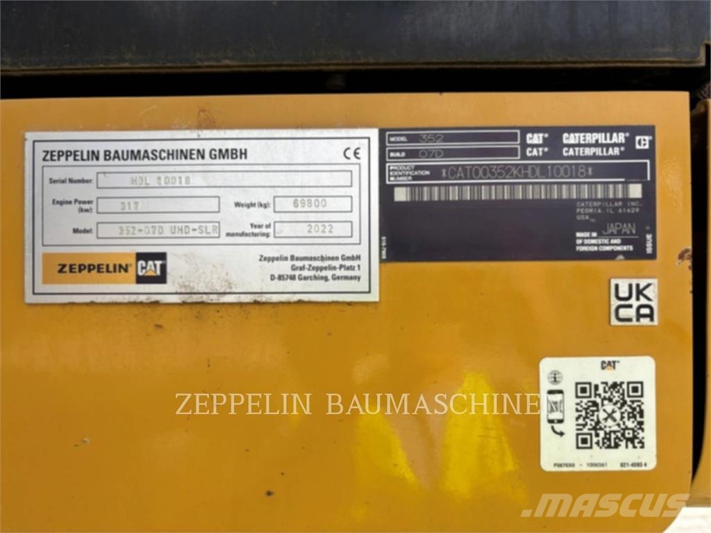 CAT 352-07AUHD Bagri goseničarji