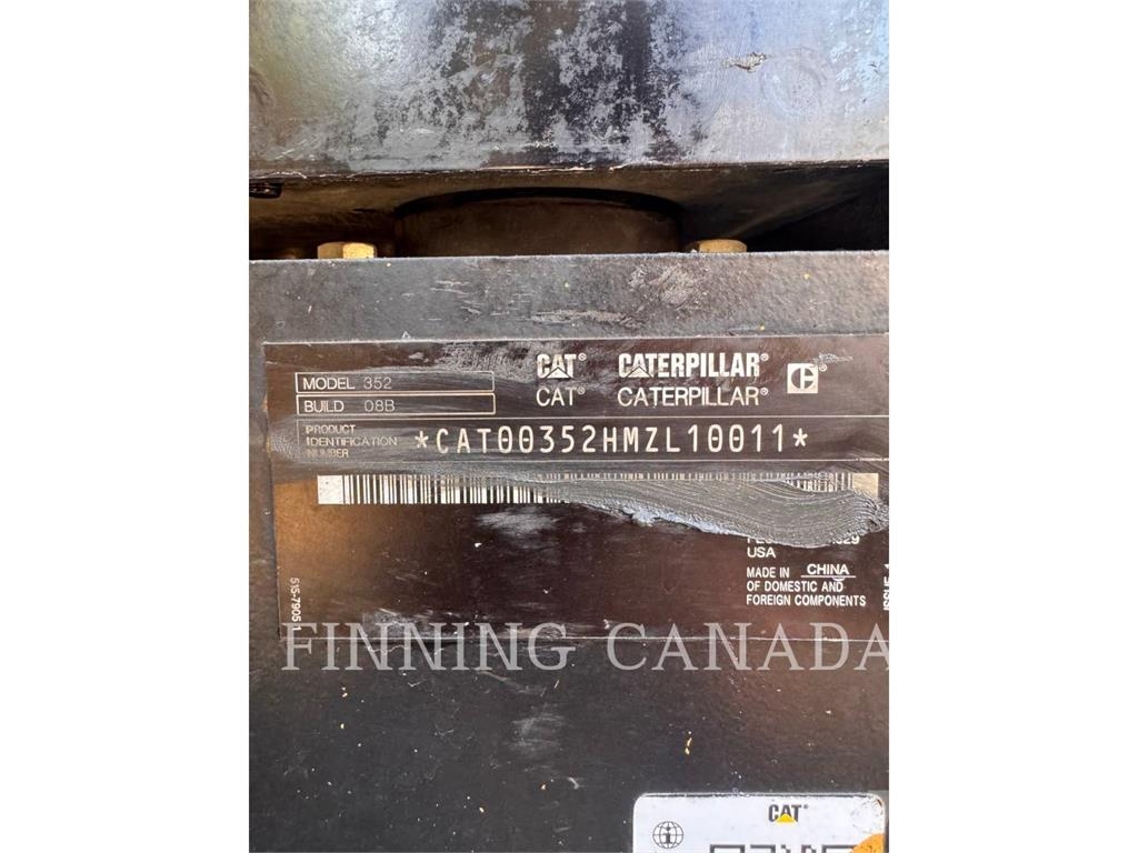 CAT 352-08 Crawler excavators