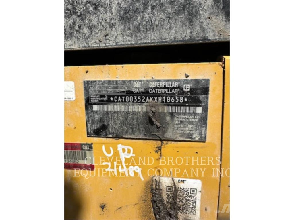 CAT 352-08FG Rupsgraafmachines