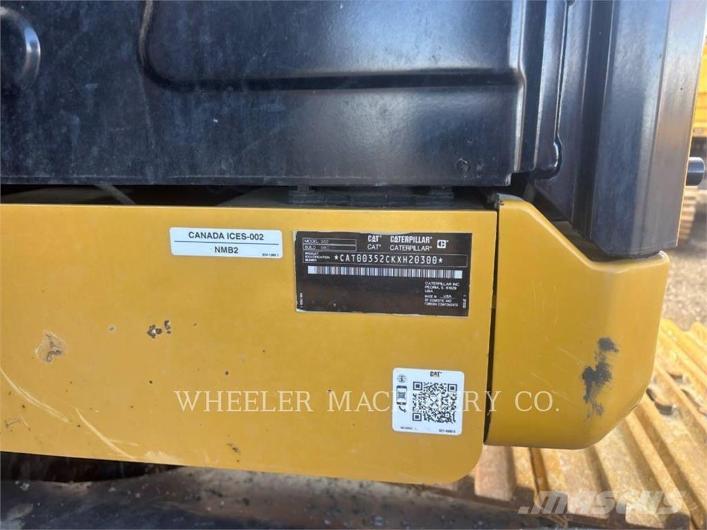 CAT 352 EW حفارات زحافة