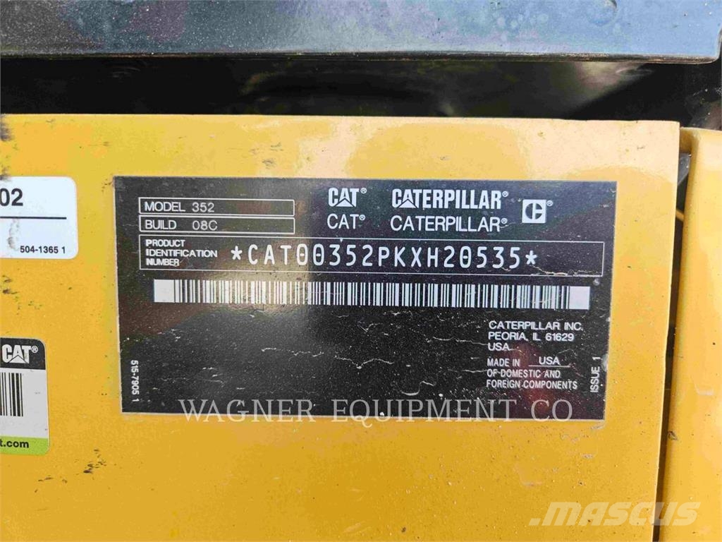 CAT 35208FG Kāpurķēžu ekskavatori