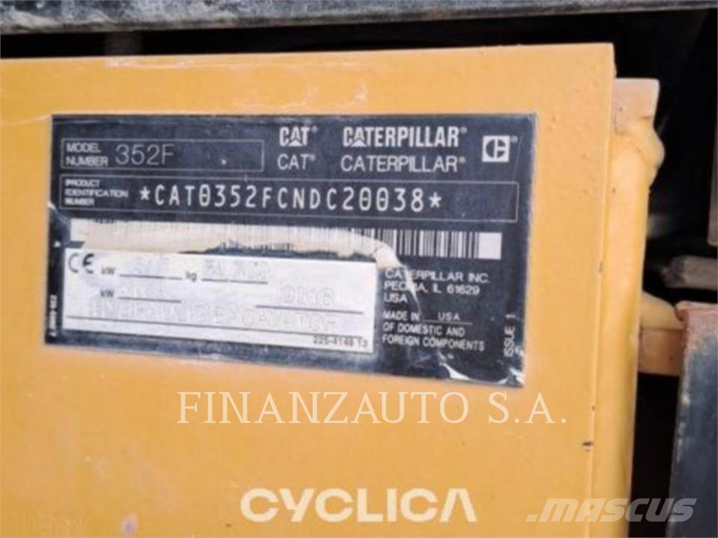 CAT 352FL 履帶式 挖土機/掘鑿機/挖掘機