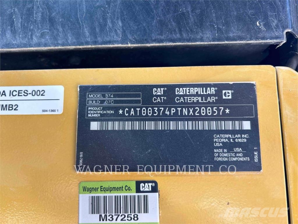 CAT 37407 Lánctalpas kotrók