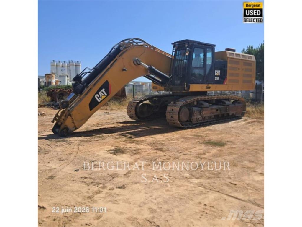 CAT 374F حفارات زحافة