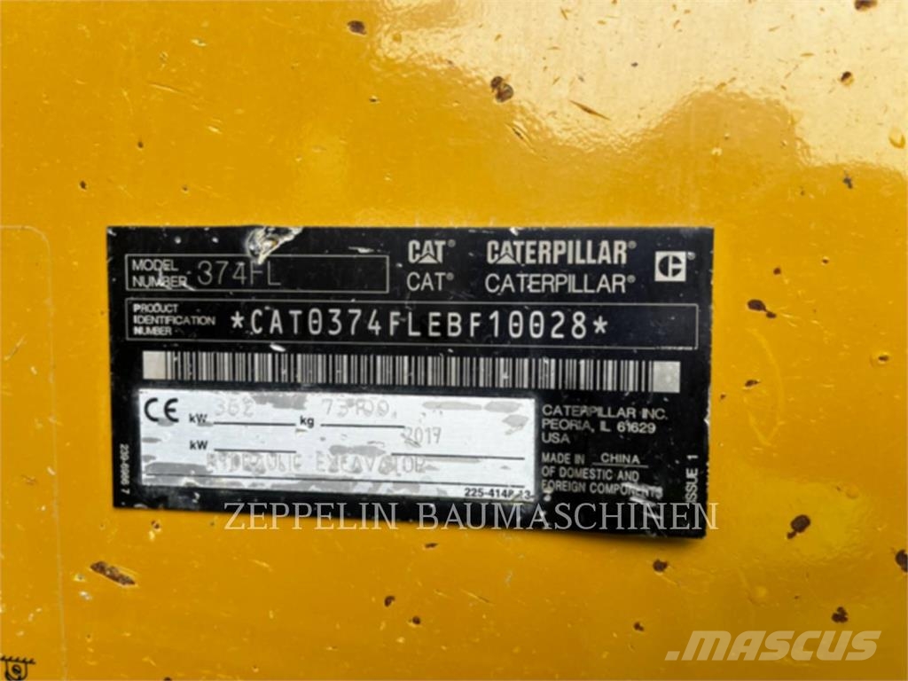 CAT 374FL Bageri guseničari