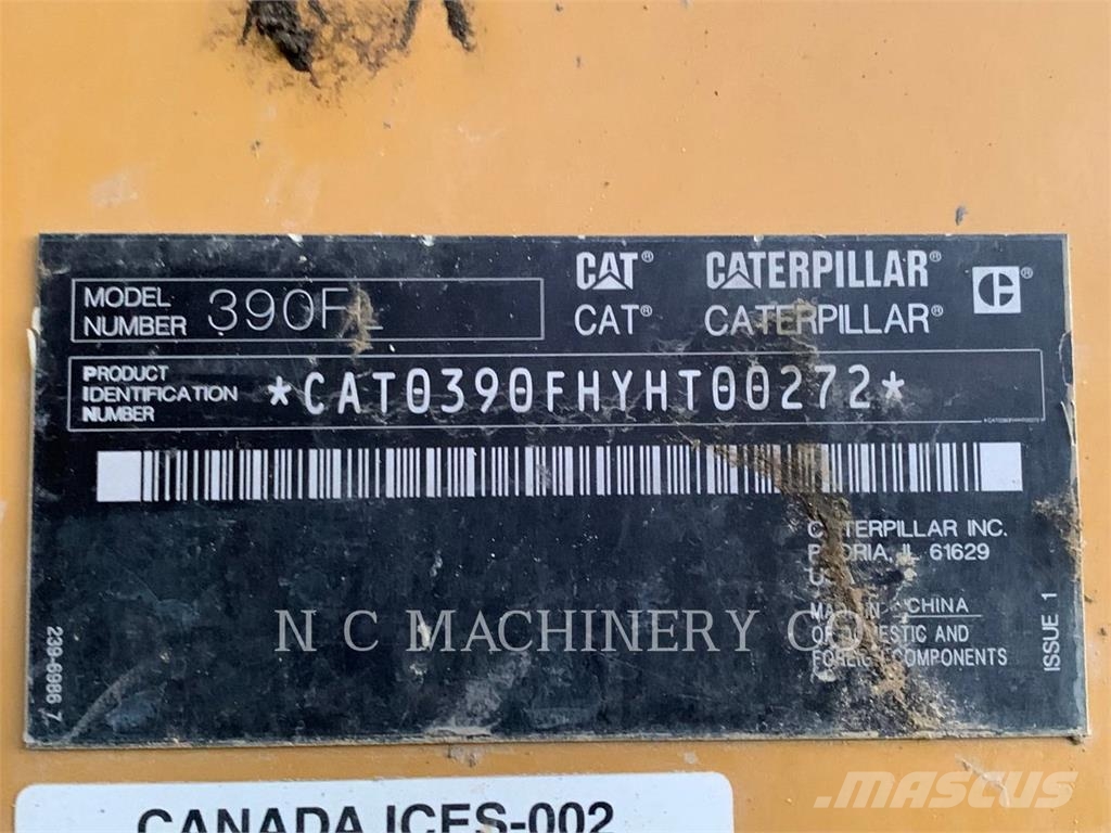 CAT 390F حفارات زحافة