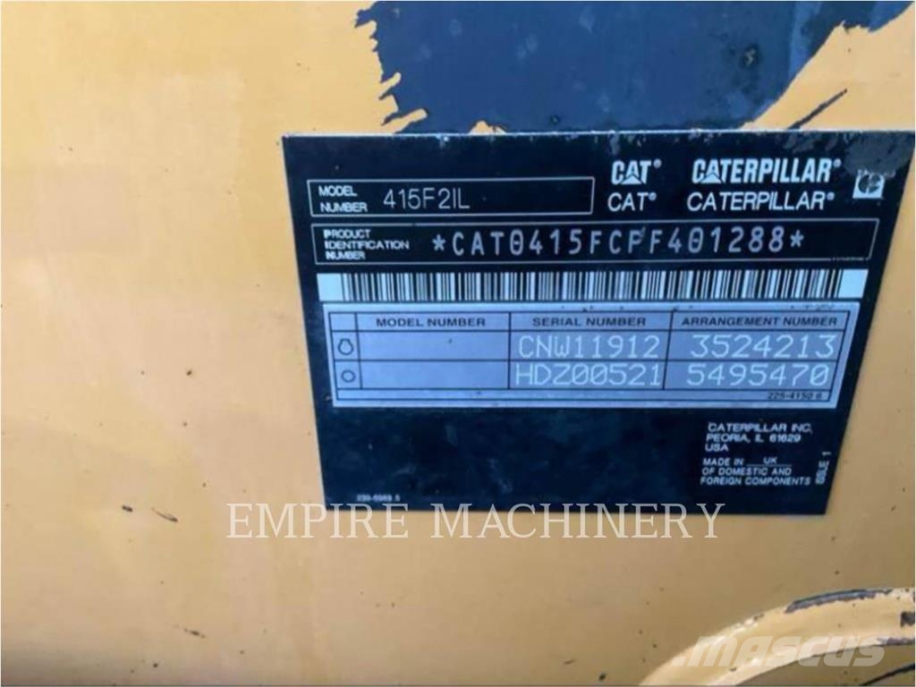 CAT 415F2 IL لوادر بعجل