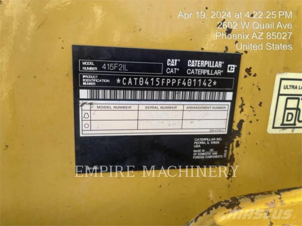CAT 415F2 IL لوادر بعجل