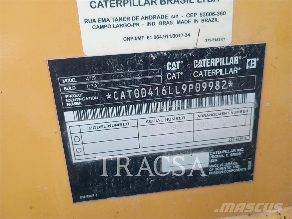 CAT 416 Baggerlader