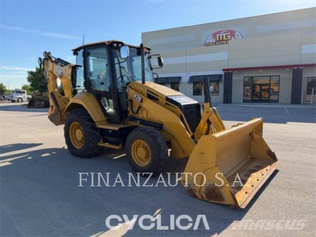 CAT 420 لوادر ذات جرافات عكسية