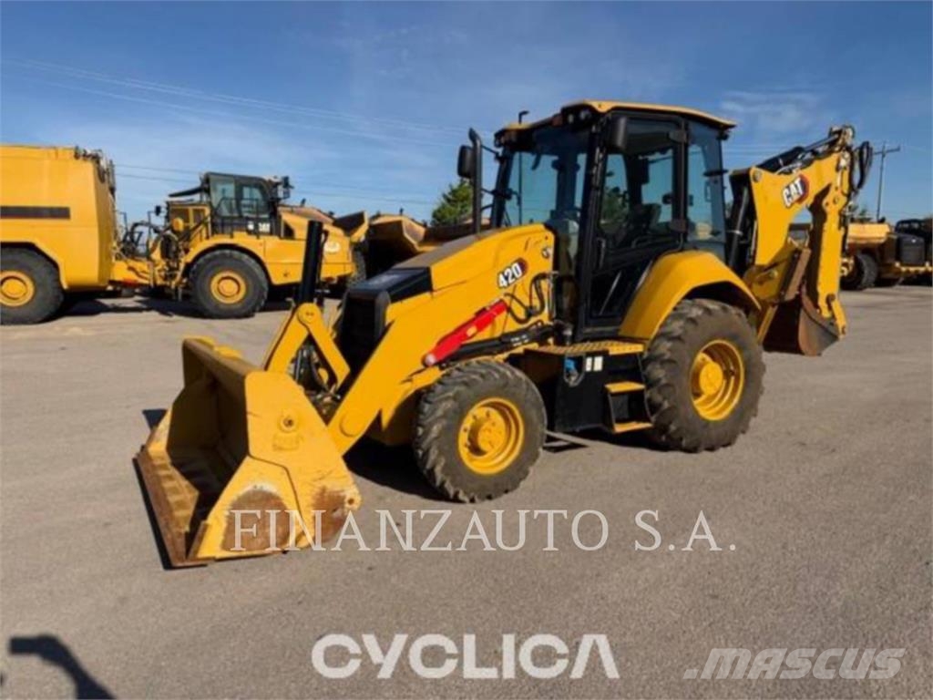 CAT 420 لوادر ذات جرافات عكسية