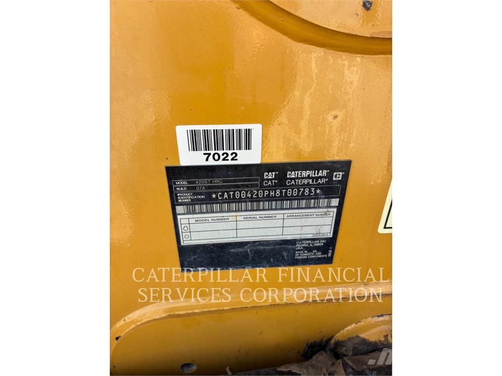 CAT 420-07 لوادر ذات جرافات عكسية