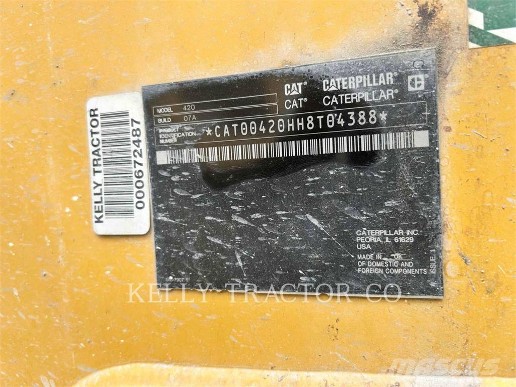 CAT 420-07 لوادر ذات جرافات عكسية