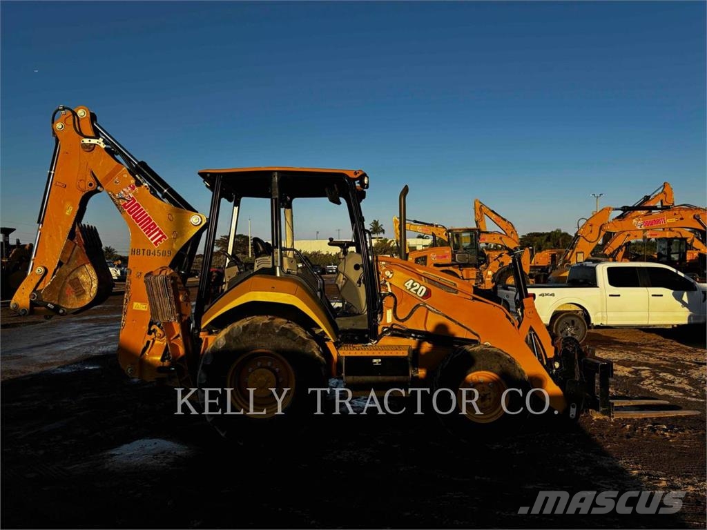 CAT 420-07 لوادر ذات جرافات عكسية