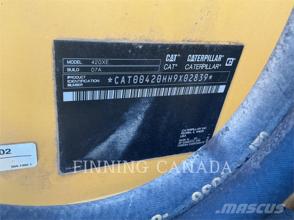 CAT 420-07 XE Ekskavatori-iekrāvēji