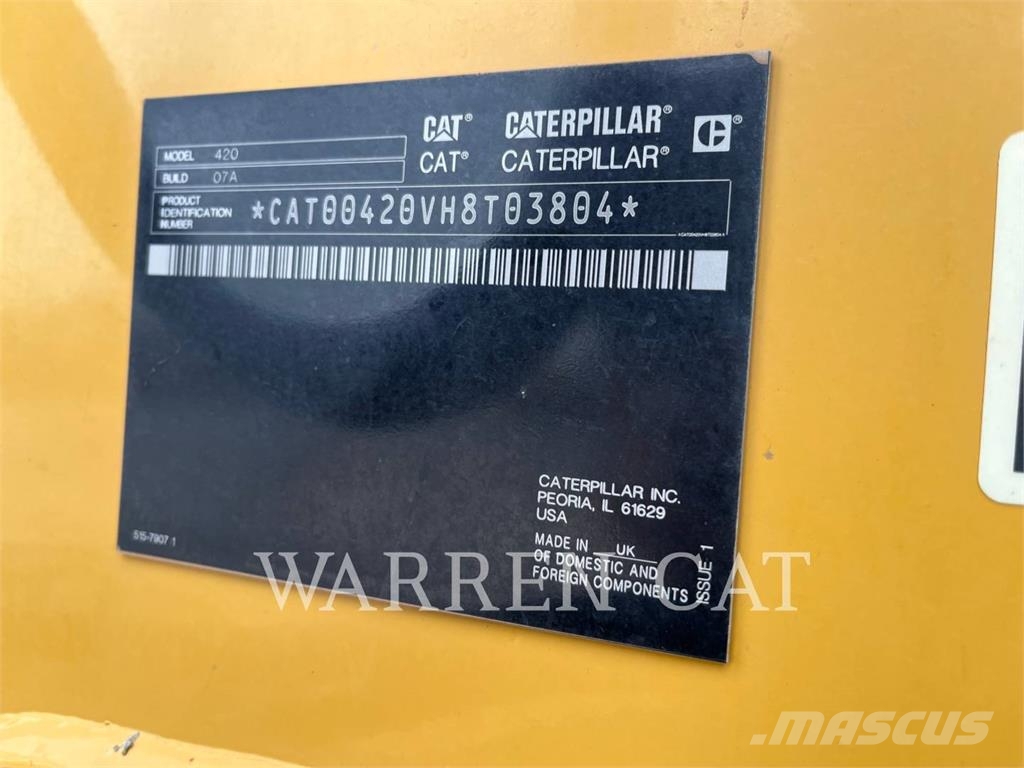 CAT 420 AE4 لوادر ذات جرافات عكسية