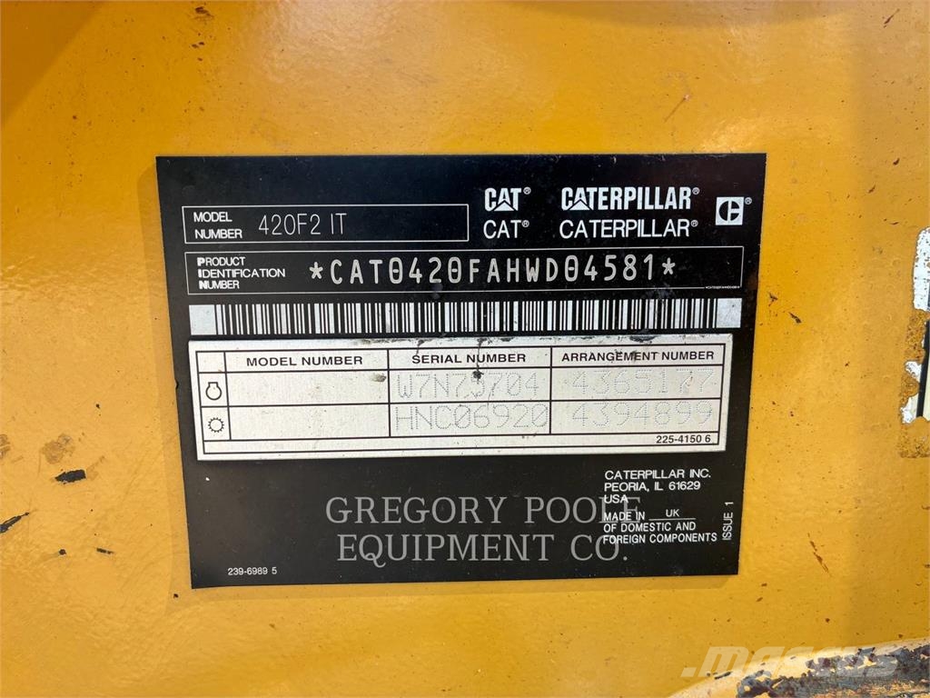 CAT 420F2IT Baggerlader