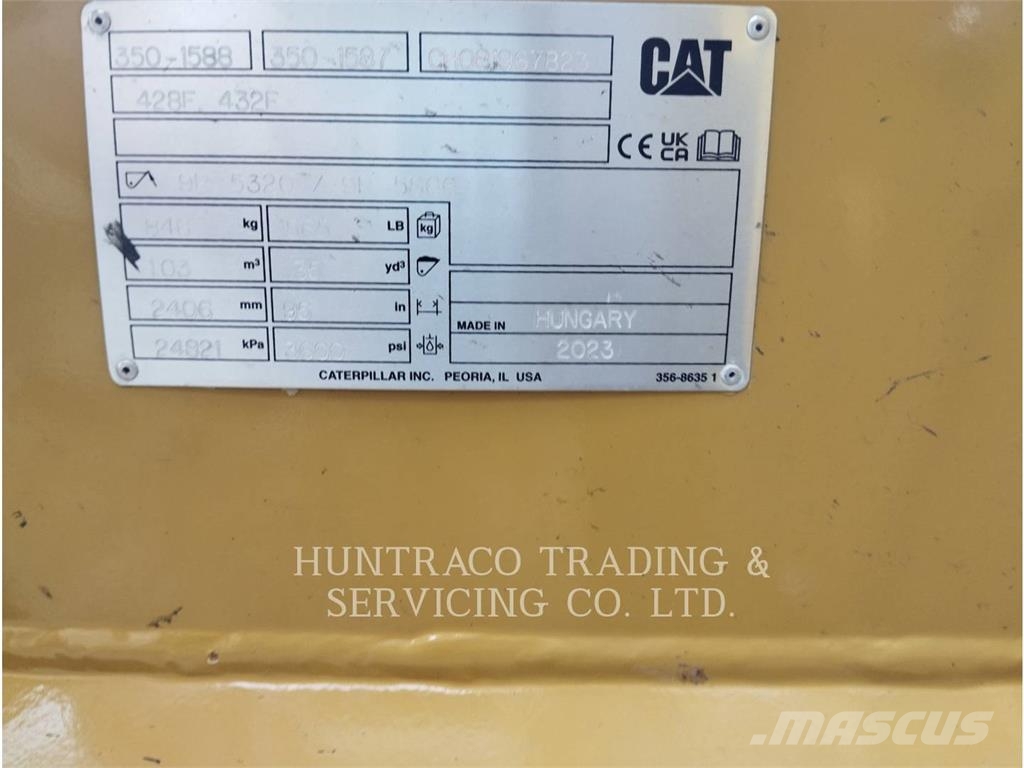 CAT 428-07 Εκσκαφείς Φορτωτές τύπου JCB