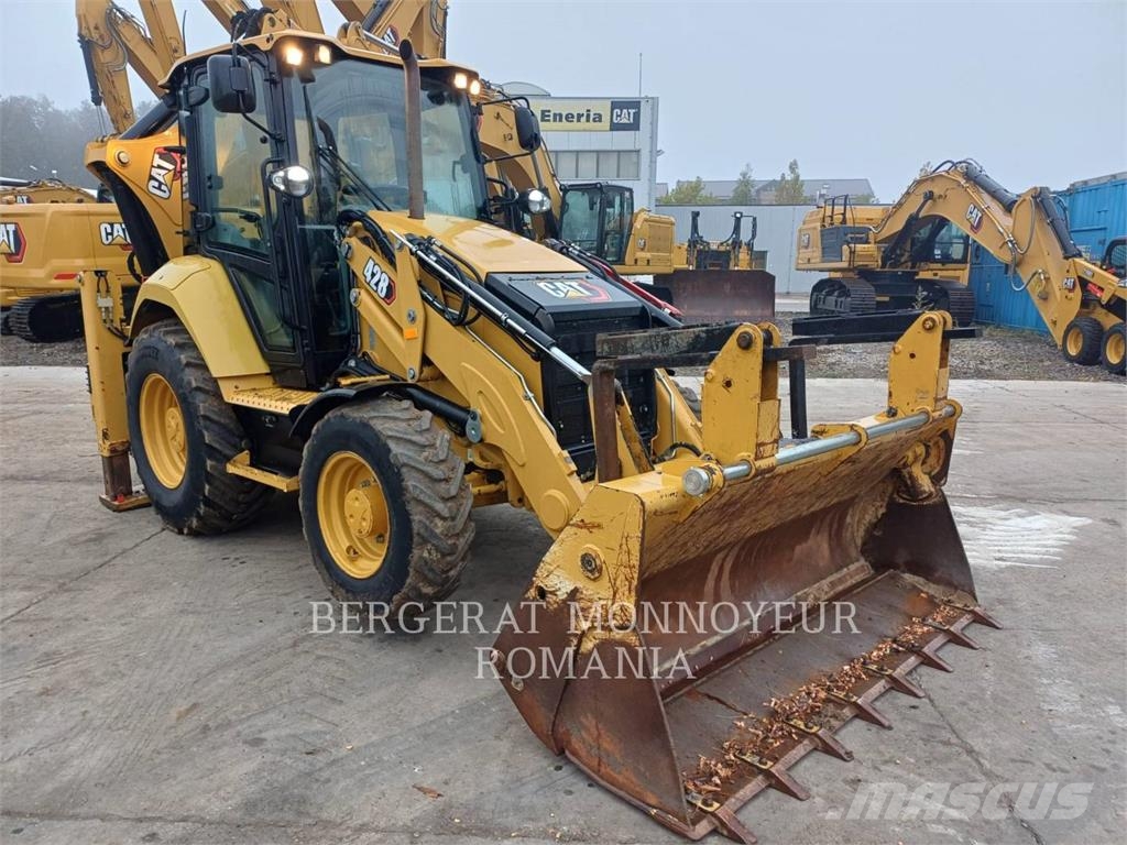 CAT 428-07 لوادر ذات جرافات عكسية