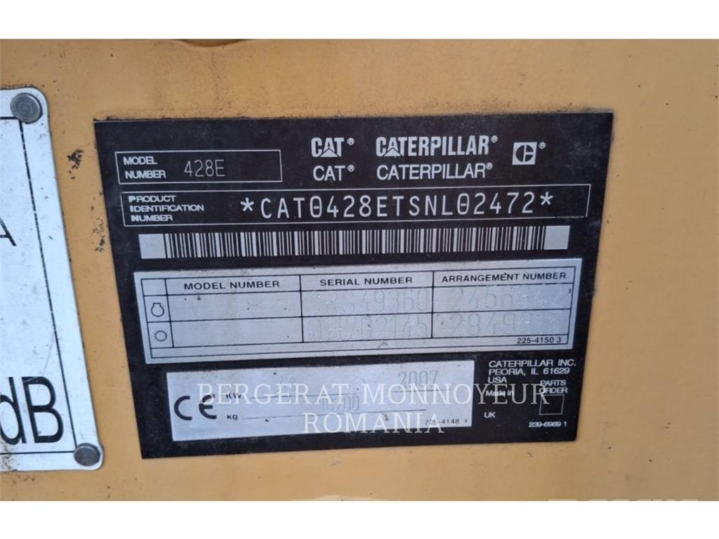 CAT 428E لوادر ذات جرافات عكسية